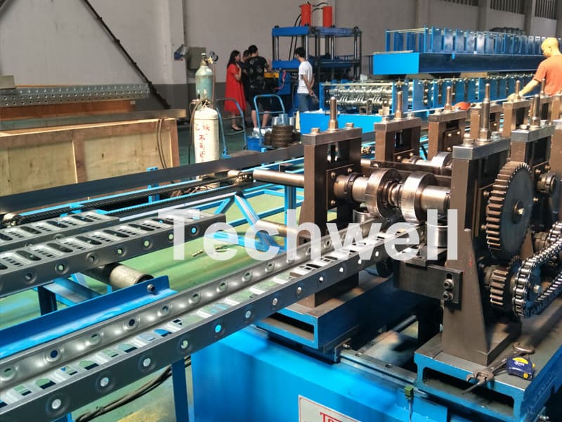 85mm Shaft Diameter Cable Tray Roll Forming Machine With GI